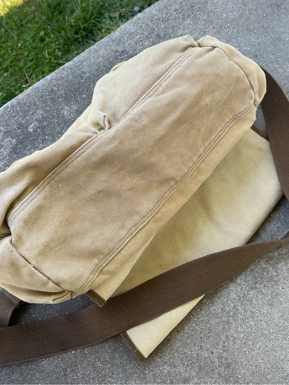 Old Navy Vintage Canvas Crossbody Satchel